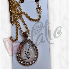 Colier personnalisé doré 