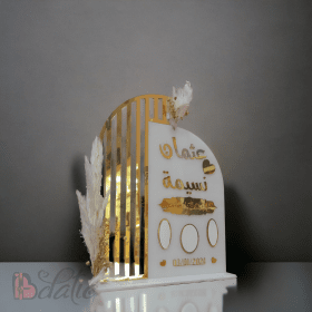 Plaque a empreinte bicolore 