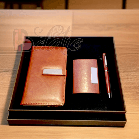 Set carnet stylo porte-carte